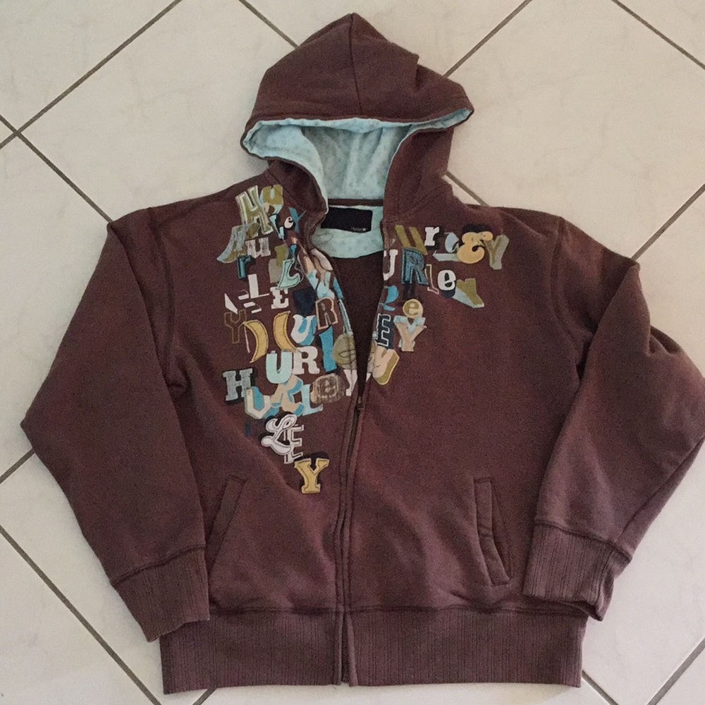 Hurley zip up hoodie